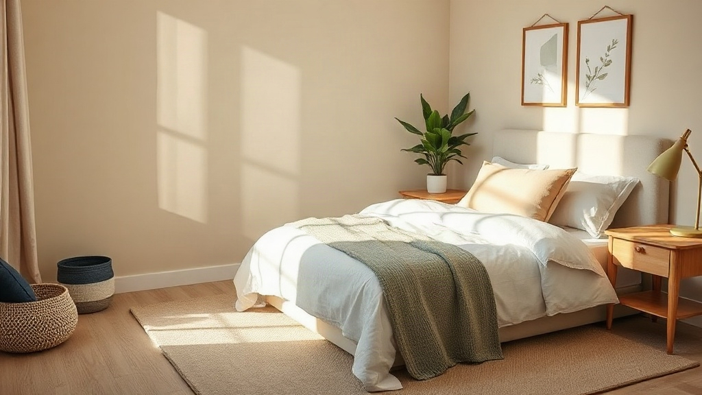 Calm tidy room ready for a reset